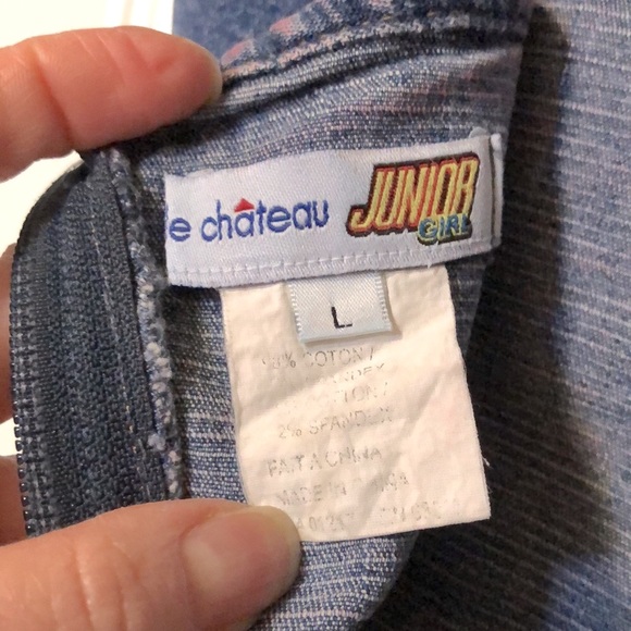 Le Chateau Junior Girl Denim Halter Top - Picture 4 of 4